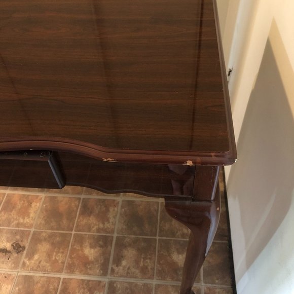 VINTAGE WOOD DESK - Picture 2 of 3